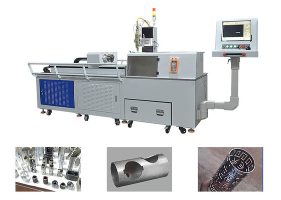 CNC Metal Pipe Tube Laser Cutting Machine , Sheet Fiber Laser Cutting Machine