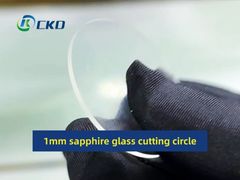 Círculo de corte de vidro safira de 1mm