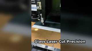 Corte a laser de vidroQuadrado arredondado cortado a laser de vidro preto de 4mm