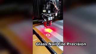 Lima de unha de 3mm, corte a laser de vidro