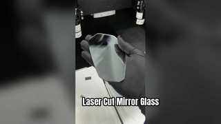 Corte a laser de duas cabeças de vidro do espelho retrovisor do carro de 2 mm