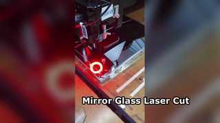 Corte a laser de vidro de espelho retrovisor automotivo de 2 mm