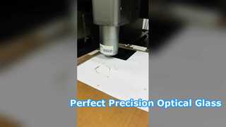 Vidro óptico revestido circular cortado a laser
