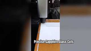 Quadrado de vidro de safira de 1,5 mm cortado a laser
