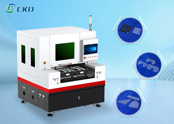 400mm*500mm Laser Glass Cutting Machine with High Speed Rack / Pinion Transmission