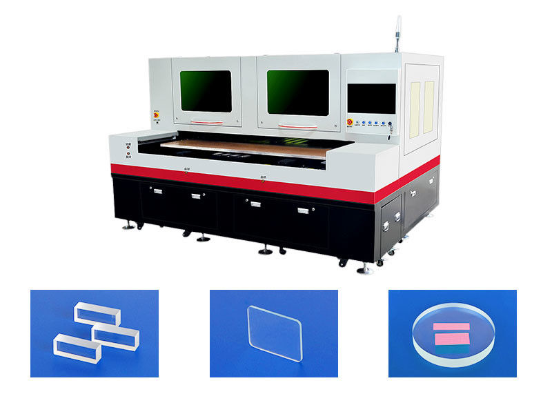 80W Large Size Fiber Laser Cutting Machine For Quartz Glass Cutting